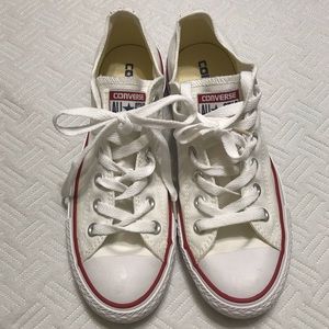 White converse Never Worn!